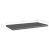 vidaXL Shelf Set of 4 High gloss grey Engineered wood 15.7 x 7.9 in