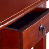 vidaXL Console Table Classical Brown Solid mahogany wood