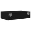 vidaXL TV Cabinet Black Engineered wood 23.6x13.8x6.1 in TV Cabinets