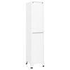 vidaXL Locker Cabinet White Steel Tall Modern Locker Cabinet