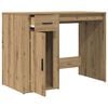vidaXL Desk Artisan oak Engineered wood Medium Artisan Oak Desk