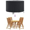 vidaXL Outdoor Furniture Cover Black 102 x 102 x 71 cm 420D fabric