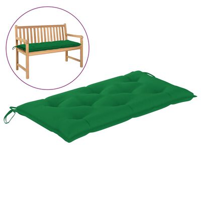 vidaXL Garden Bench Cushion Green 39.4"x19.7"x2.8" Fabric