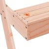 vidaXL Picnic Table Untreated wood Solid Douglas Wood