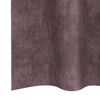 vidaXL Velvet Curtains 2 pcs Brown 68.90 x 55.12 in Velvet