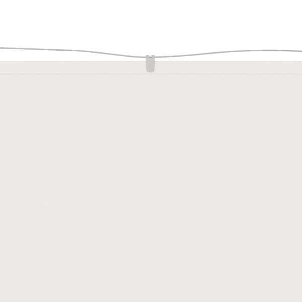 vidaXL Vertical Awning White Oxford fabric (100% polyester)