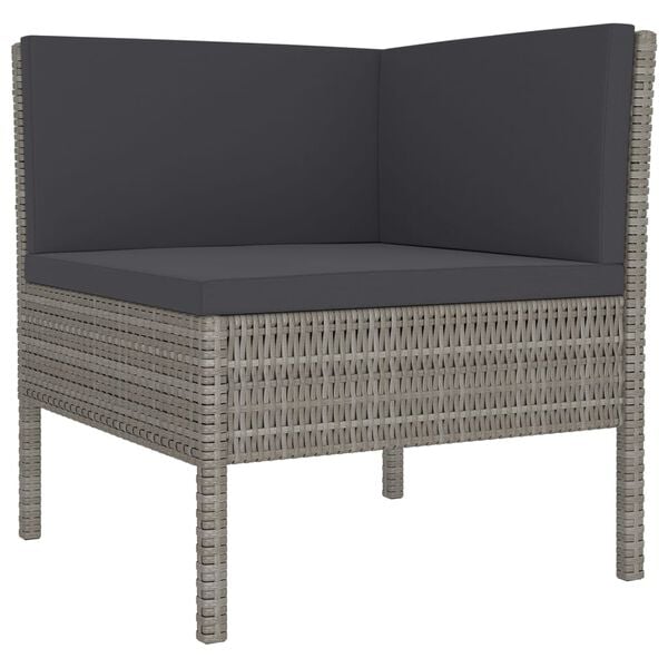 vidaXL Garden Lounge Set Grey, Anthracite
