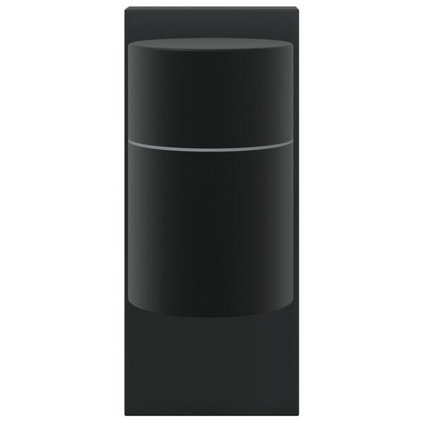 vidaXL Outdoor Wall Lights 2 pcs Black 6.5 x 10.5 x 16 cm