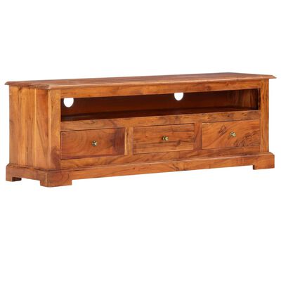 Details about  / vidaXL TV Cabinet 45.7/"x11.8/"x15.7/" Solid Acacia Wood