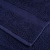 vidaXL Towel Set of 10 Navy blue 100% Cotton XL Towel Rectangular