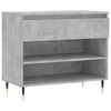 vidaXL Shoe Cabinet Concrete Grey Engineered wood, Metal Medium