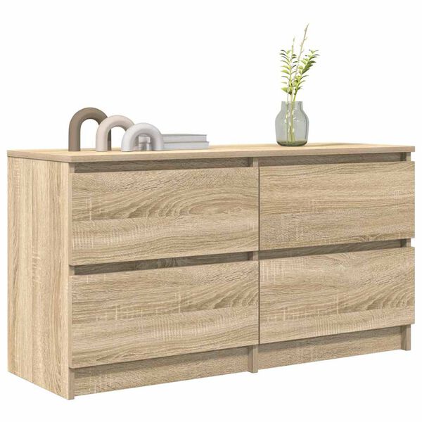 vidaXL TV Cabinet Sonoma Oak Engineered Wood Medium TV Cabinet