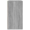 vidaXL Cosmetic Cabinet Gray Sonoma Engineered wood 31.5x15.7x29.5 in