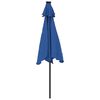 vidaXL Garden Parasol Azure Blue Polyester, Steel Large Tiltable