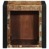 vidaXL Bedside Cabinet Set of 2 Mixed Colors Solid reclaimed wood Small