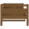 vidaXL Day Bed Honey Brown Solid Pine Wood, Plywood Twin
