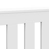 vidaXL Radiator Cover White 80.7x8.5x32.9" Engineered Wood