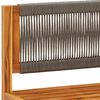 vidaXL Garden Sofas Corner with Cushions 2 pcs Wood Acacia&Rope