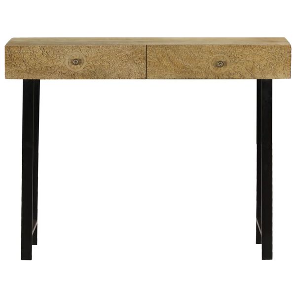 vidaXL Console Table Mango wood brown Solid mango wood Standard