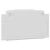 vidaXL Headboard Cushion White