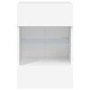 vidaXL TV Wall Cabinet White Engineered wood Small TV Wall Cabinet