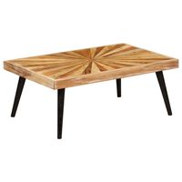 vidaXL Coffee Table Solid Mango Wood 35.4"x21.7"x14.2"