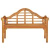 vidaXL Garden Bench Brown Solid Acacia Wood Medium Ergonomic