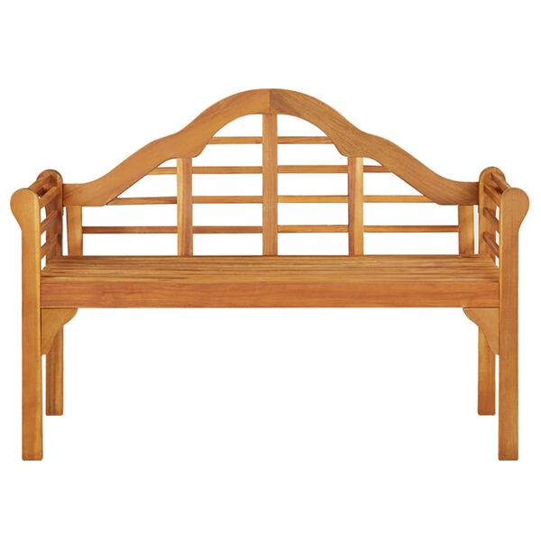 vidaXL Garden Bench Brown Solid Acacia Wood Medium Ergonomic