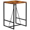 vidaXL Bar Table Solid Reclaimed Wood 27.6"x27.6"x41.7"