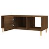 vidaXL Coffee Table Brown Oak Engineered Wood Standard Coffee Table
