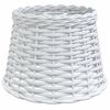 vidaXL Ceiling Lamp Shade White Wicker Ø9.8x6.7 in Lovely Design