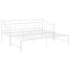 vidaXL Sofa Bed Frame White Powder-coated metal