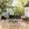 vidaXL Garden Lounge Set Dark grey
