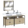 vidaXL Bathroom Furniture Set Sonoma oak