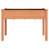 vidaXL Planter Brown Solid fir wood, Non-woven fabric Large