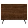 vidaXL Coffee Table Brown Oak Engineered wood 23.6 x 17.5 x 17.7 in