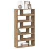 vidaXL Bookcase Artisian Oak 39.4x13.0x73.8" Engineered Wood