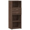 vidaXL Highboard Brown oak Engineered wood Large Highboard Rectangular