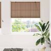 vidaXL Window Blind Geometric Brown 59.1" x 86.6" bamboo