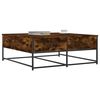 vidaXL Coffee Table Smoked Oak Engineered wood, metal