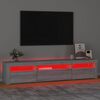 vidaXL TV Cabinet Grey Sonoma Engineered wood Large TV Cabinet