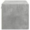 vidaXL Wall Cabinet Concrete Grey Engineered Wood Medium Wall Cabinet