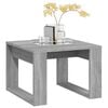 vidaXL Side Table Gray Sonoma Engineered Wood Small Durable Side Table