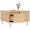 vidaXL Coffee Table Sonoma oak Engineered wood Compact Coffee Table