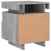 vidaXL Bedside Cabinet Grey Sonoma Engineered wood 15.7x15.4x19.1 in