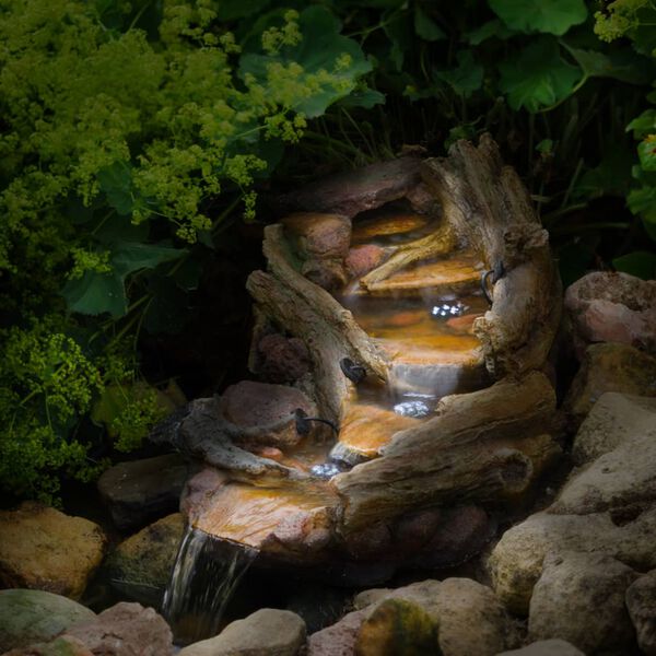 Ubbink Garden Waterfall Dark brown and light brown Polyresin Medium
