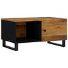 vidaXL Coffee Table Honey brown and black