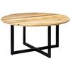 vidaXL Dining Table Brown Solid mango wood Large Durable Dining Table