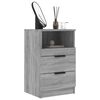 vidaXL Bedside Cabinet Grey Sonoma Engineered wood Standard