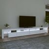 vidaXL TV Cabinet White Engineered Wood Large TV Cabinet Rectangular
